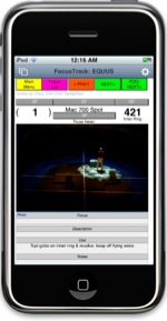 FocusTrack on iPhone